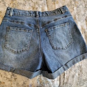 High Waisted Jean Shorts